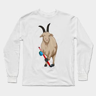 Goat Hockey Hockey stick Long Sleeve T-Shirt